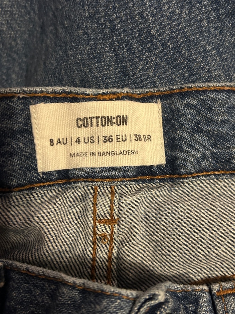 Cotton On Women's Loose Straight Leg Jeans Size 4 - Picture 3 of 5